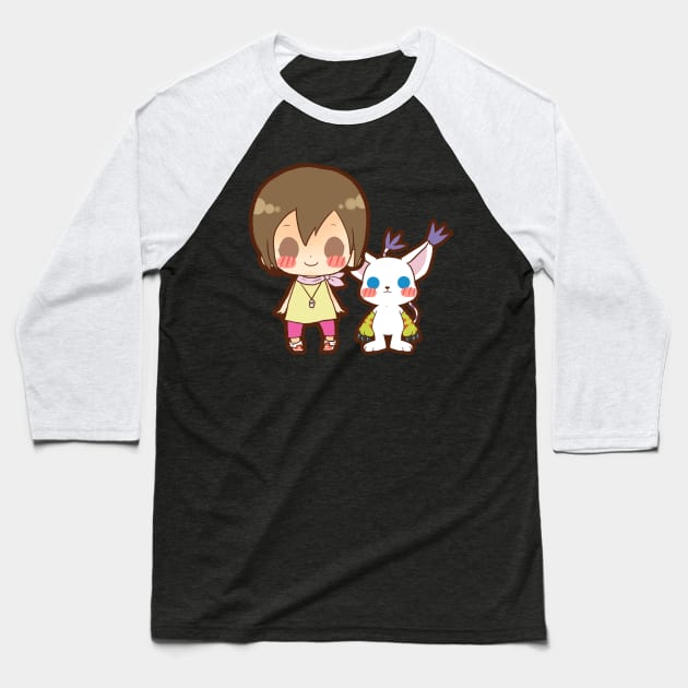 kari & tailmon Baseball T-Shirt by Potaaties